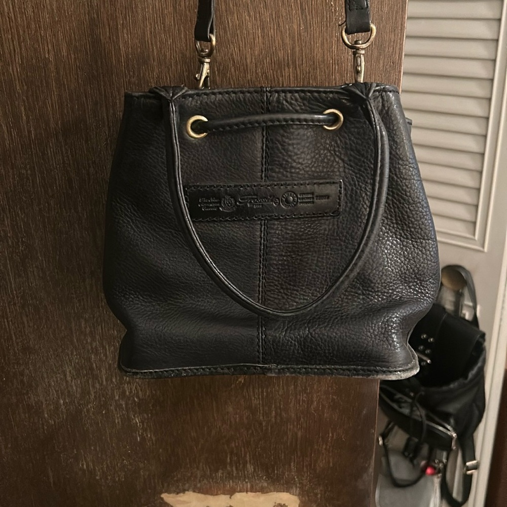 Elegant Black Leather Handbag